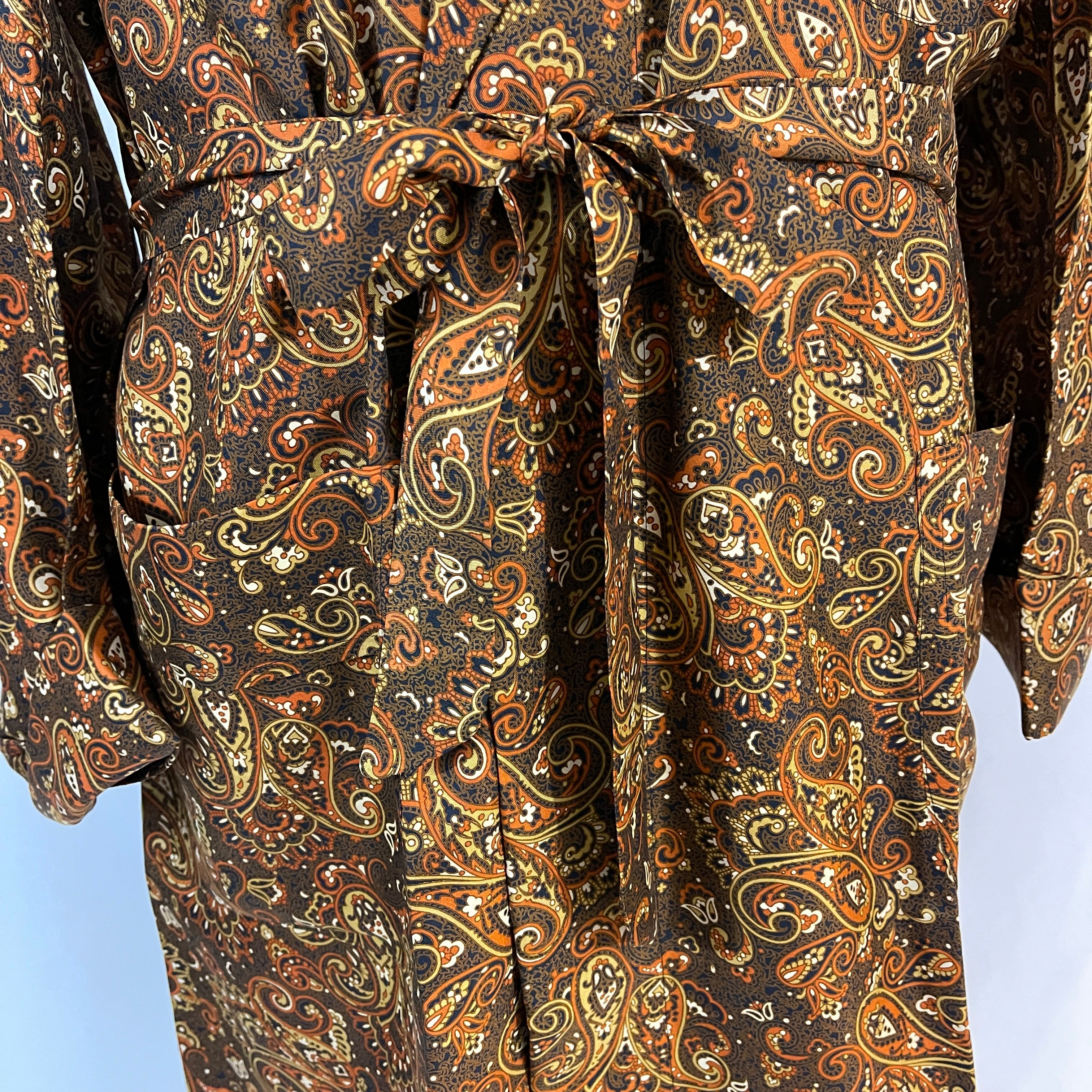 Peignoir/Robe de chambre soie vintage