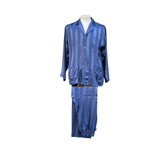 Set Peignoir/Pyjama en soie.