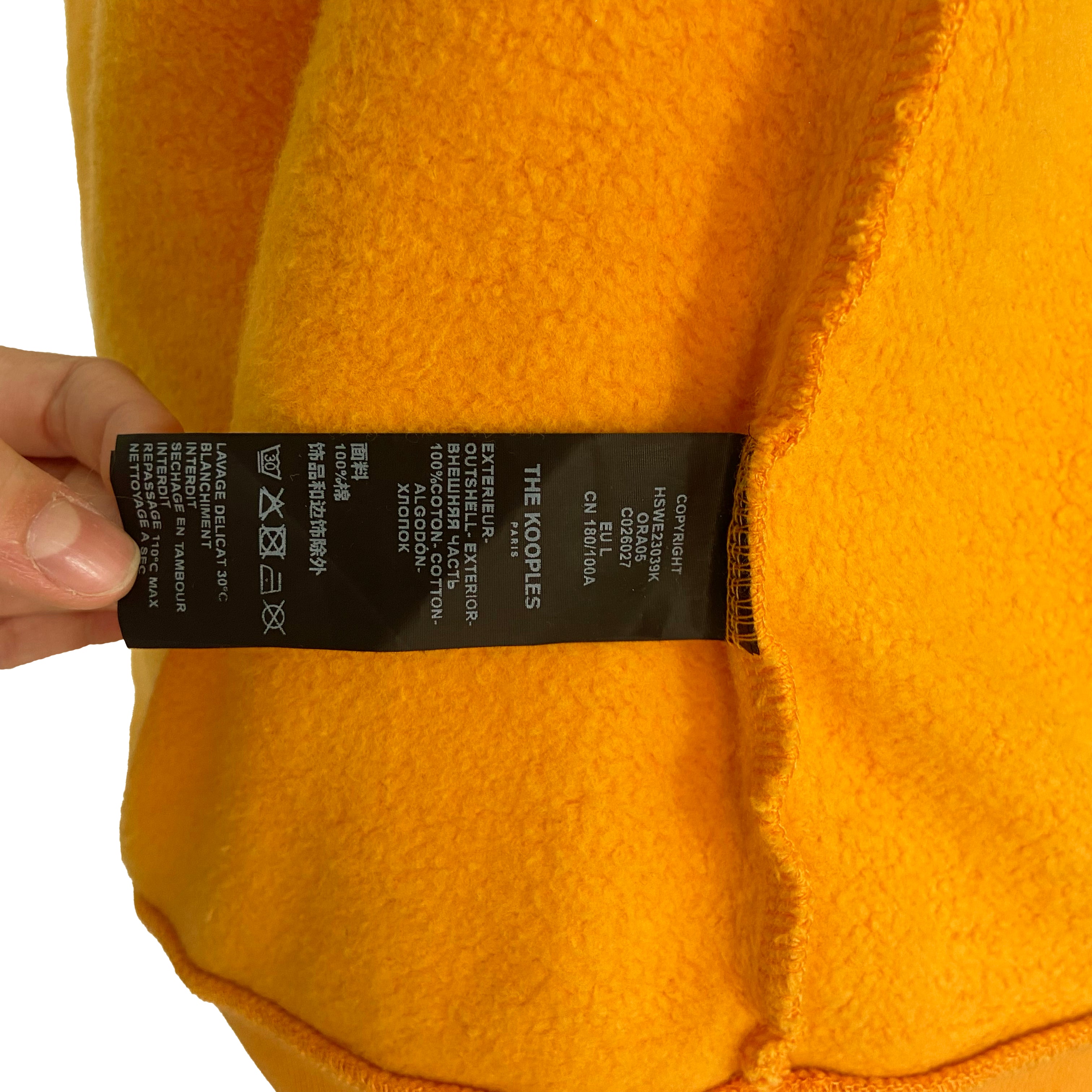 The Kooples orange hoodie