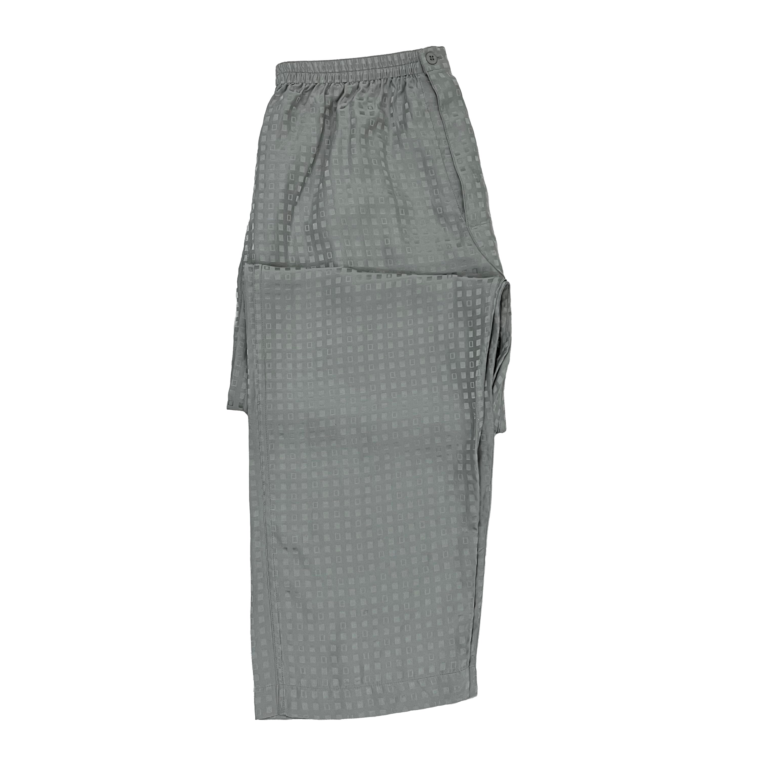 Pyjama soie gris Perofil