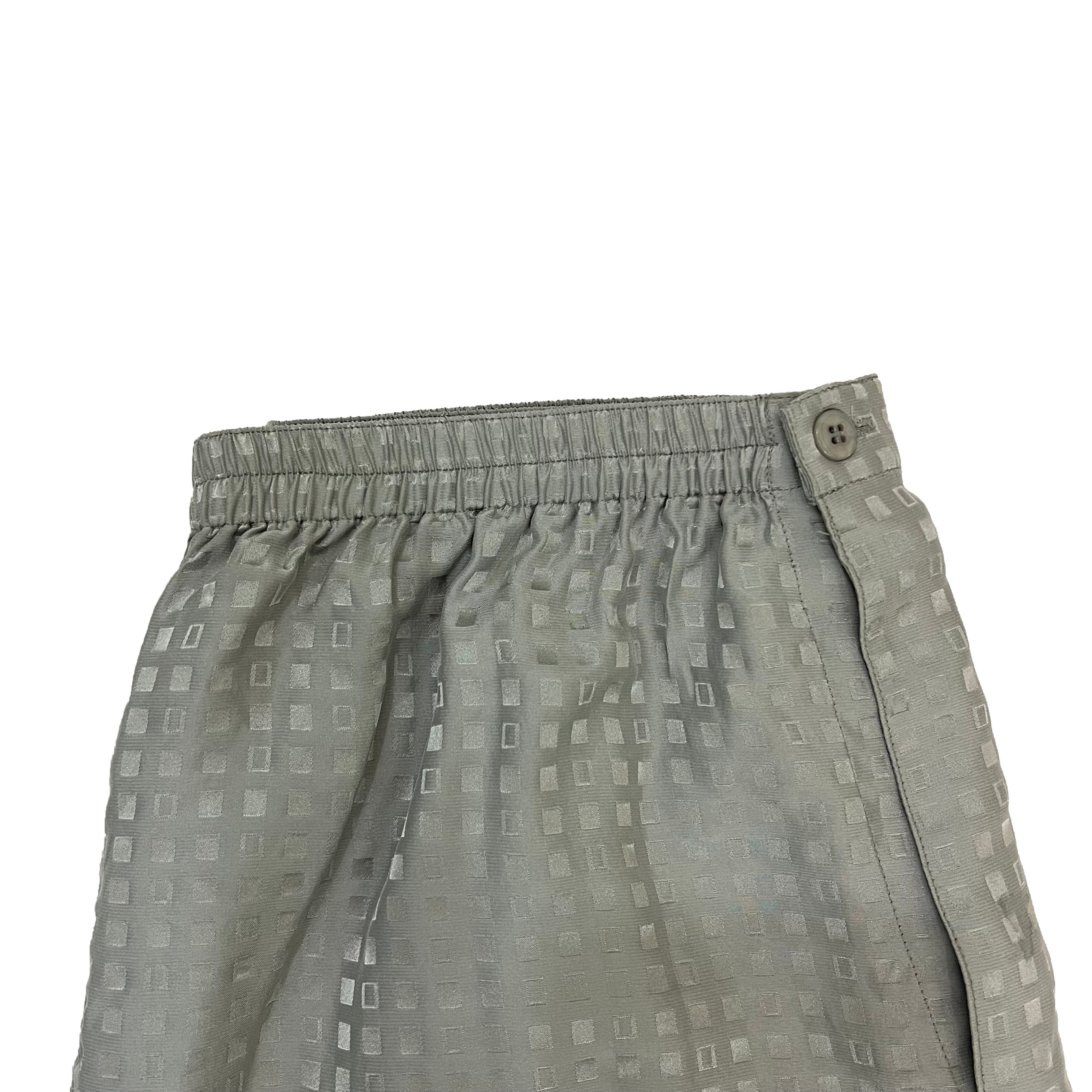 Pyjama soie gris Perofil