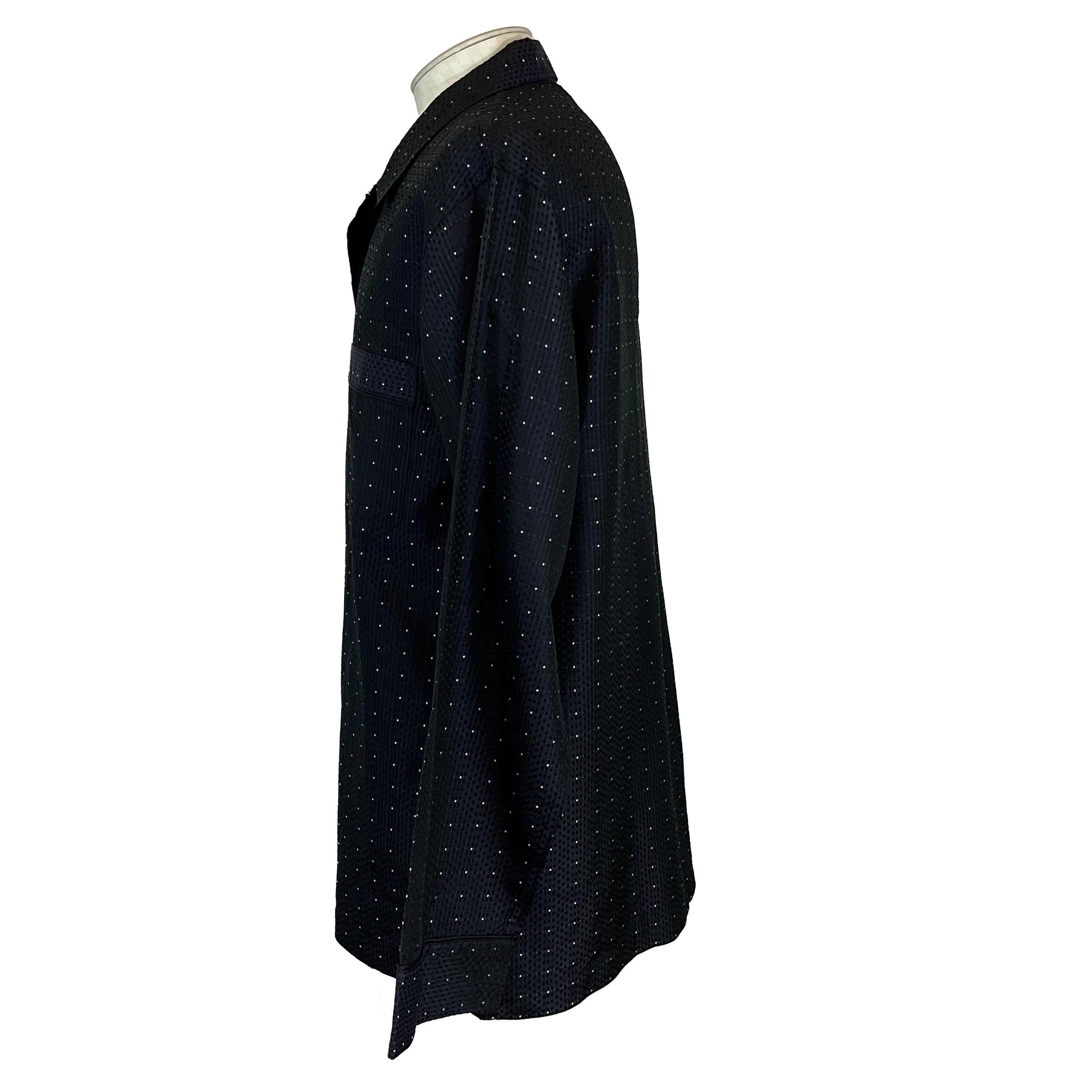 Pyjama noir à pois Nero Perla
