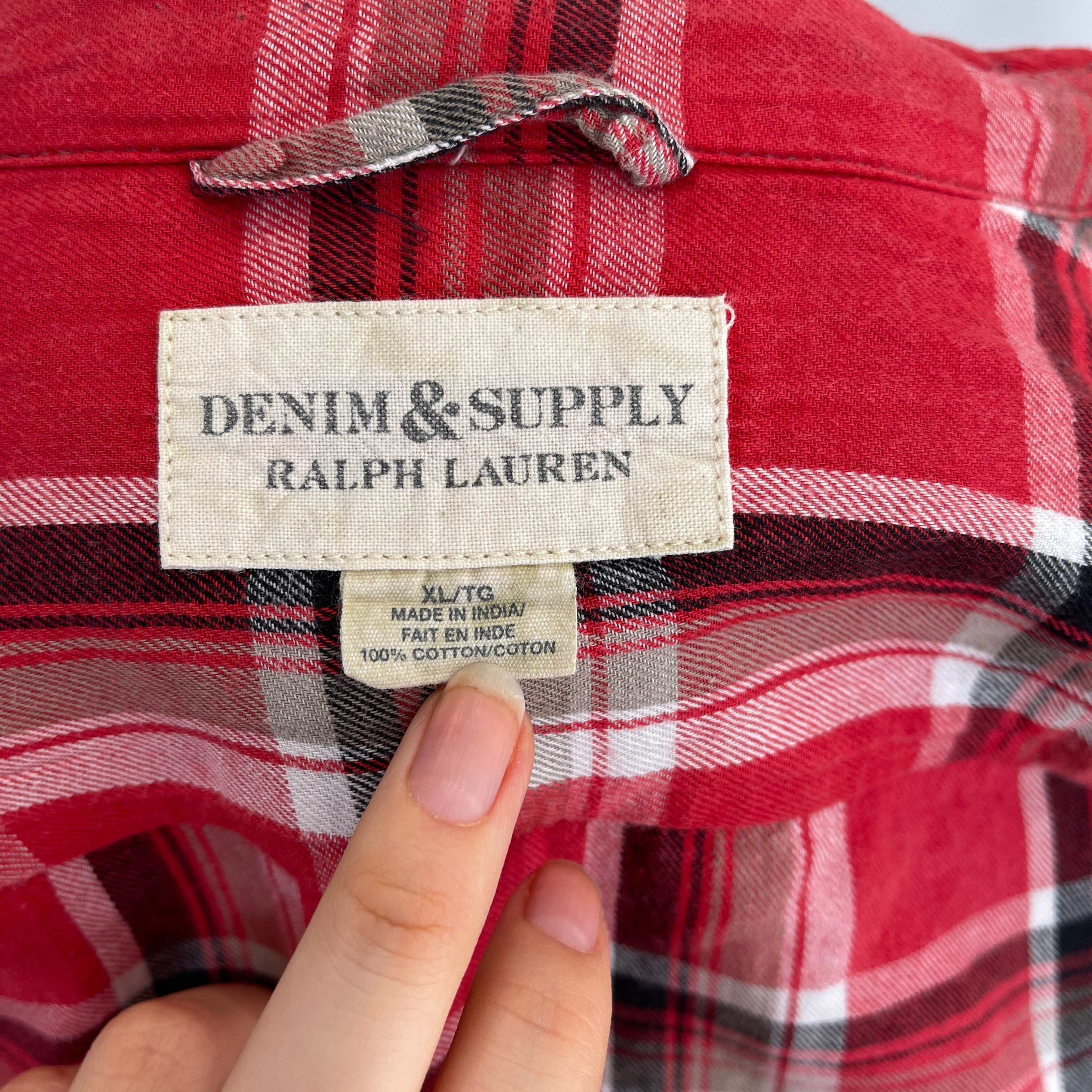 Chemise à carreaux Ralph Lauren Denim and Supply