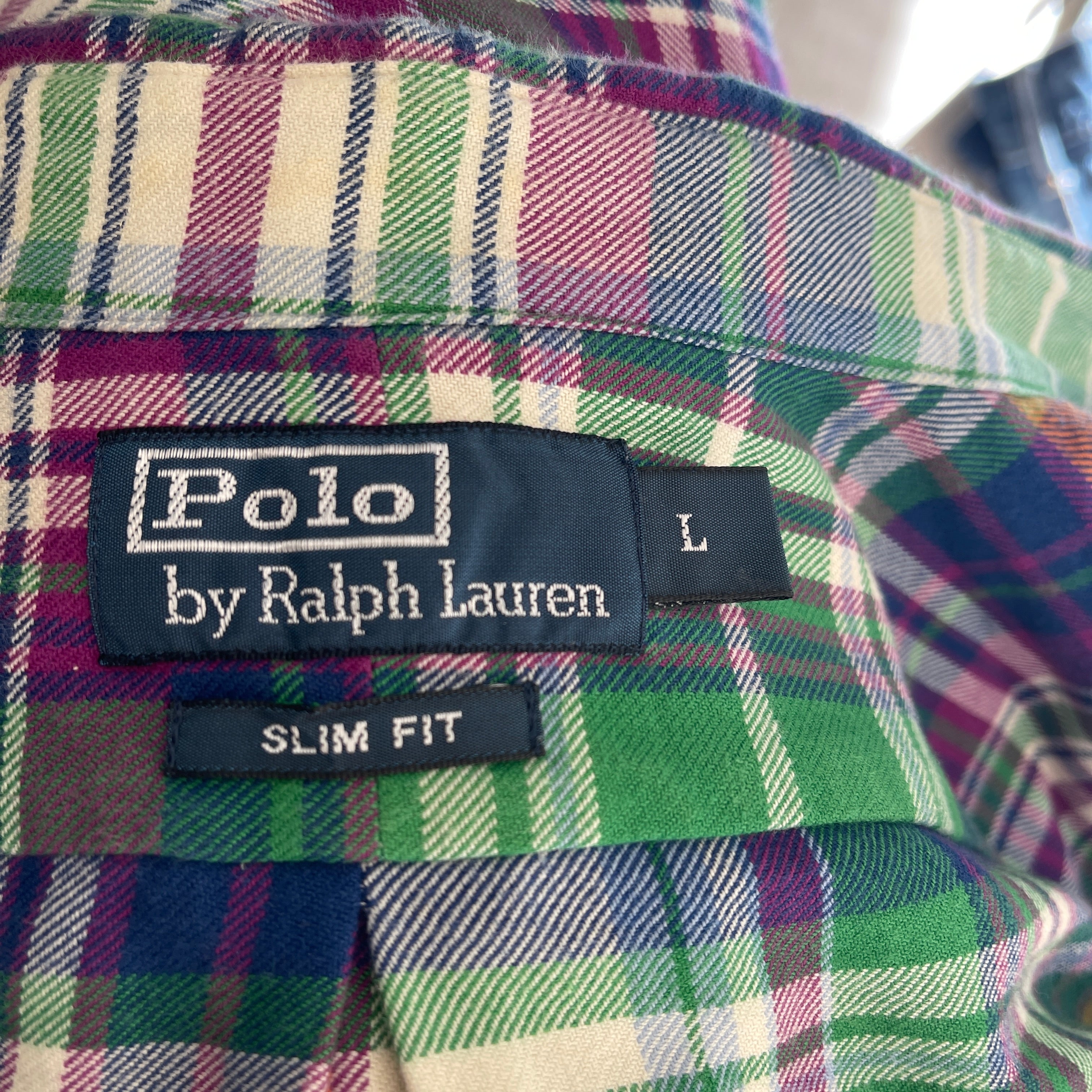 Chemise à carreaux Ralph Lauren
