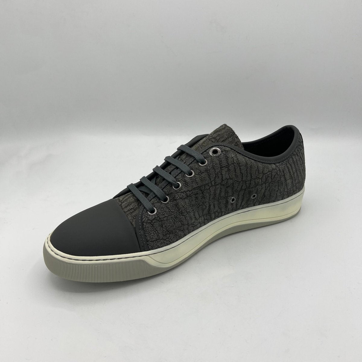 Basket grise foncé Lanvin - Le Beau Gustave