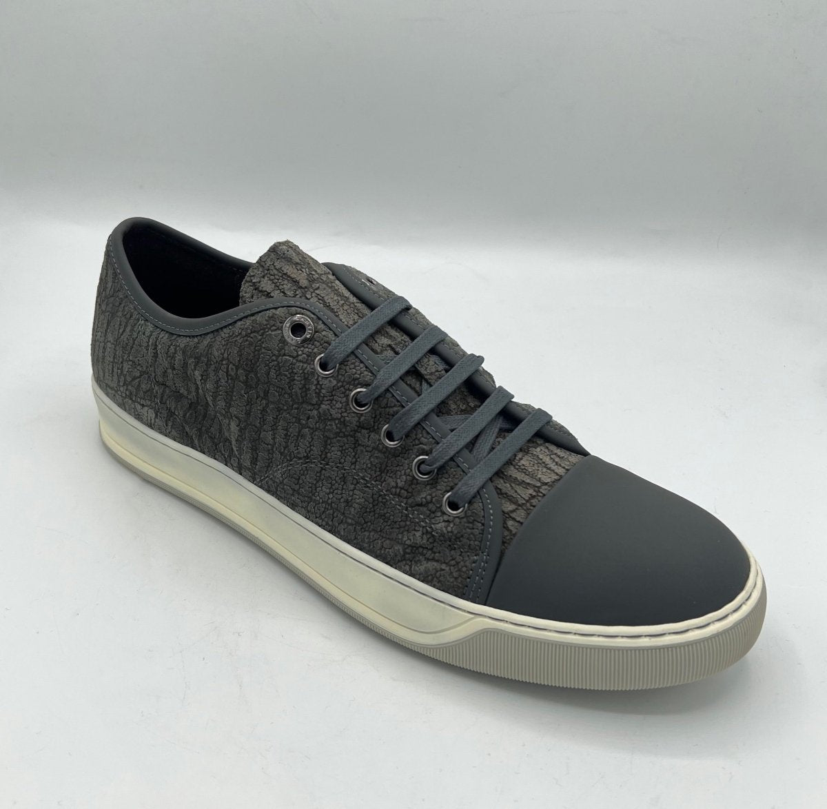 Basket grise foncé Lanvin - Le Beau Gustave