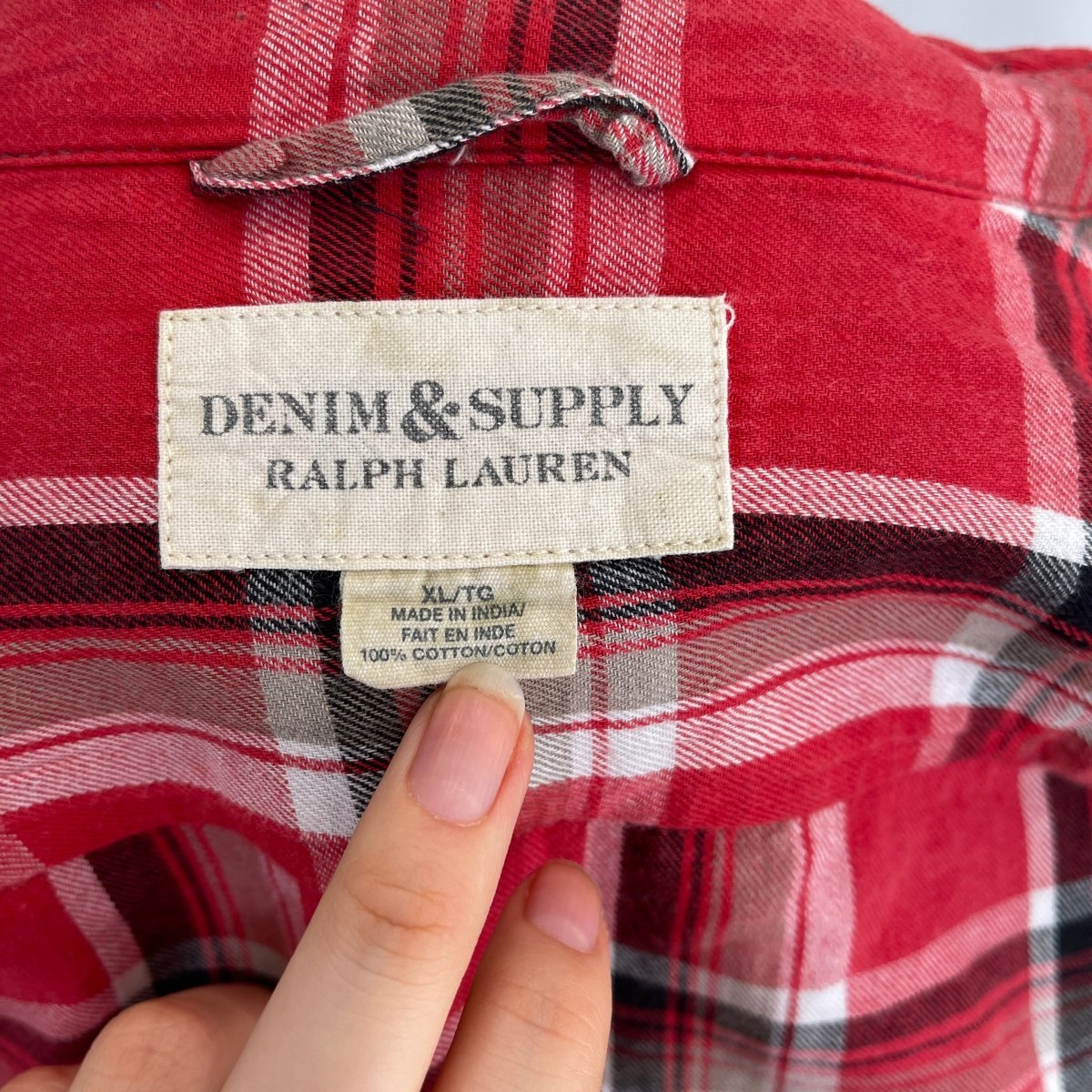 Chemise à carreaux Ralph Lauren Denim and Supply - Le Beau Gustave