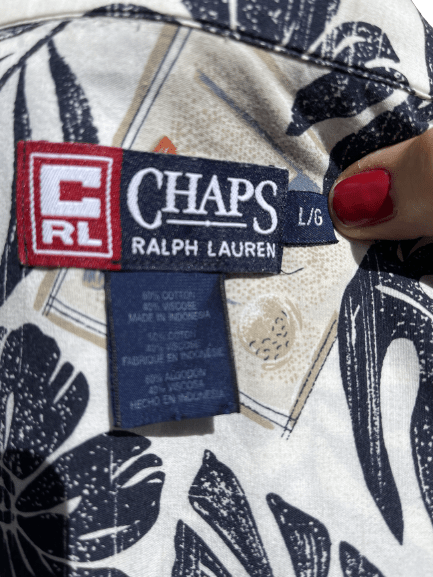 Chemise hawaïenne vintage Chaps Ralph Lauren - Le Beau Gustave