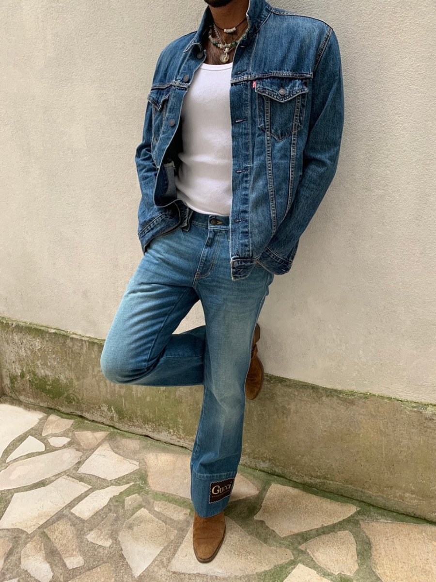 Jean bleu Gucci bootcut - Le Beau Gustave