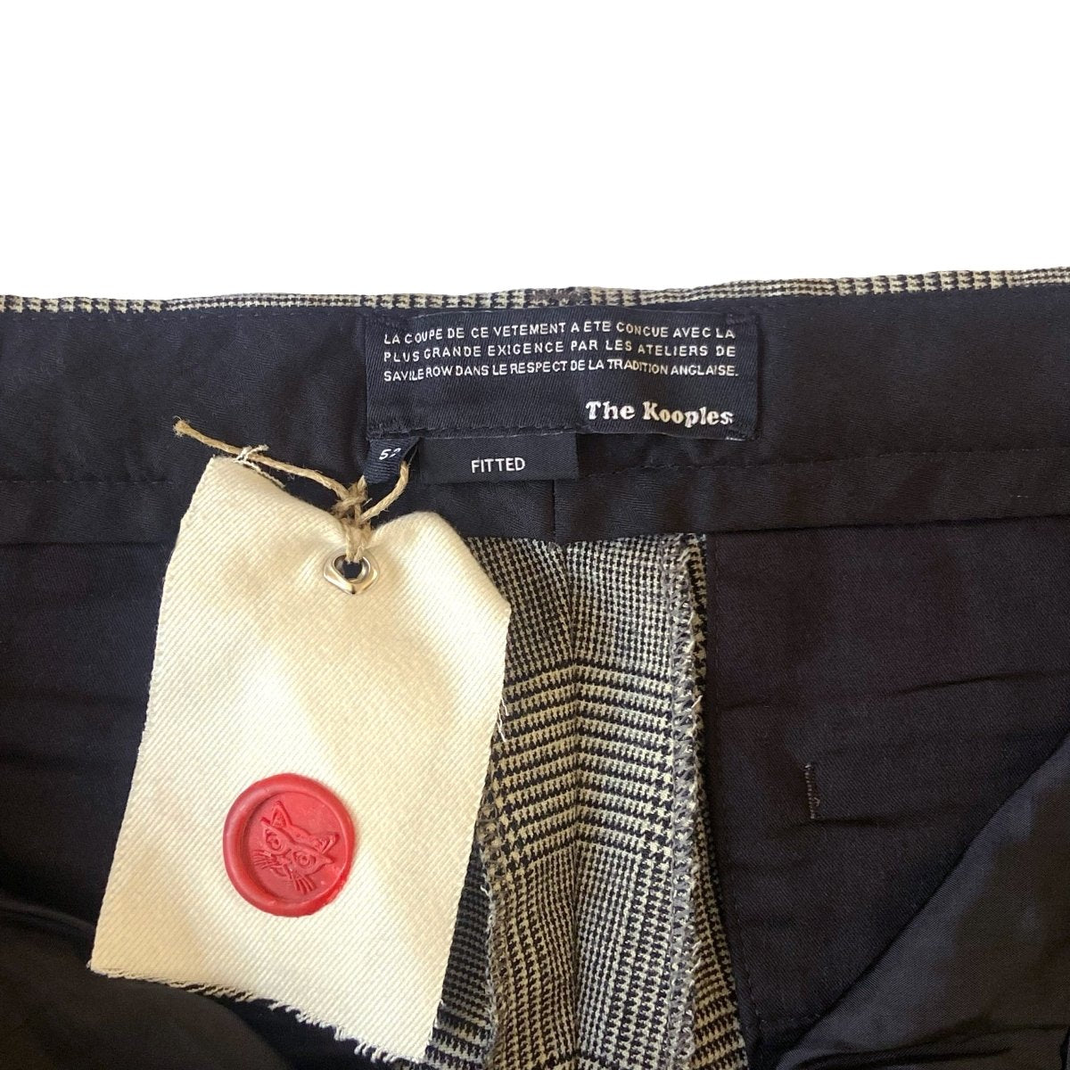 Pantalon Prince de Galles The Kooples - Le Beau Gustave