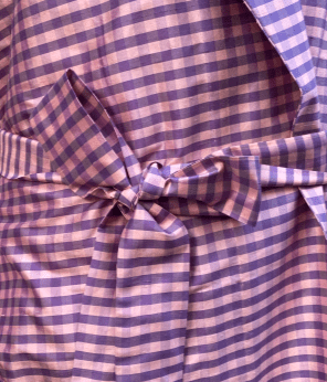 Peignoir shantung de soie - Le Beau Gustave