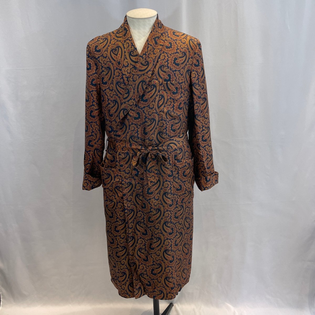 Peignoir/Robe de chambre soie vintage - Le Beau Gustave