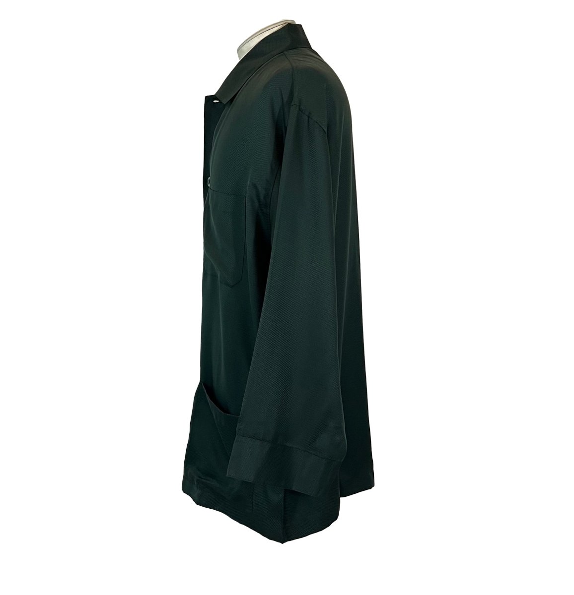 Pyjama soie Grigio Perla vert - Le Beau Gustave