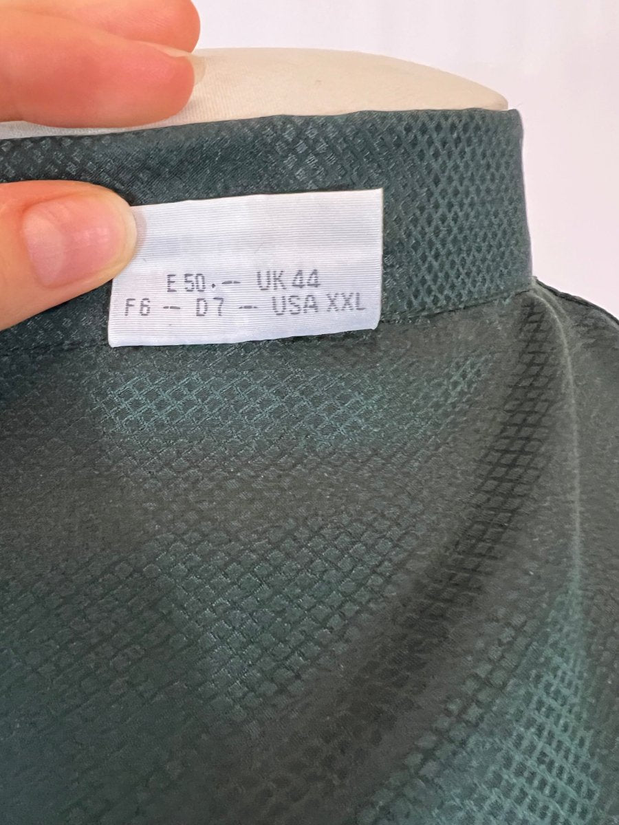 Pyjama soie Grigio Perla vert - Le Beau Gustave
