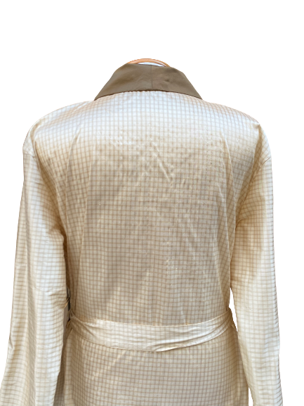 Peignoir shantung soie