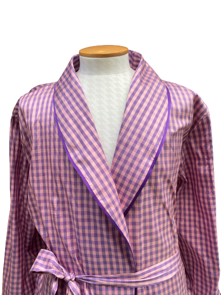Peignoir shantung de soie