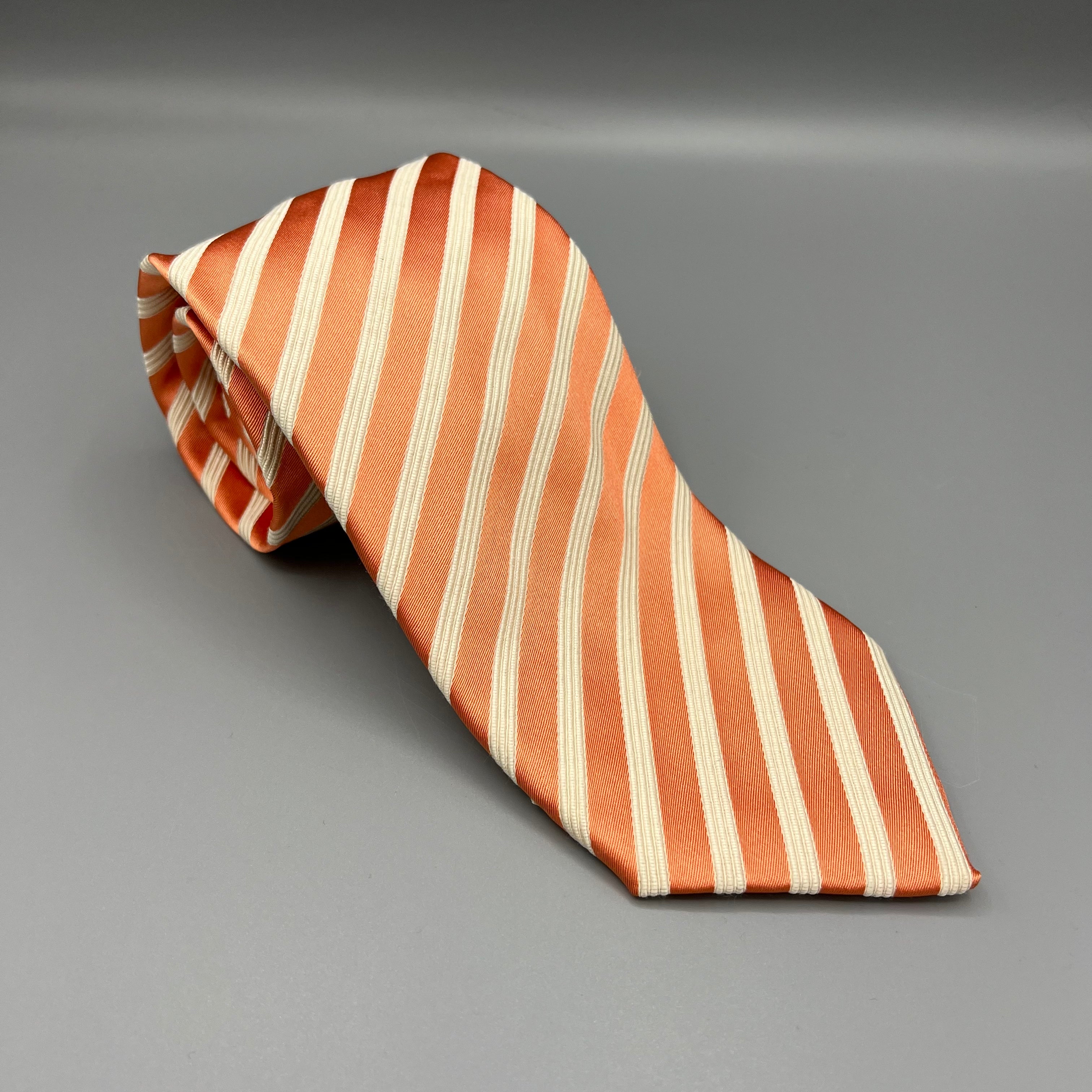 Cravate orange Atelier della cravatta