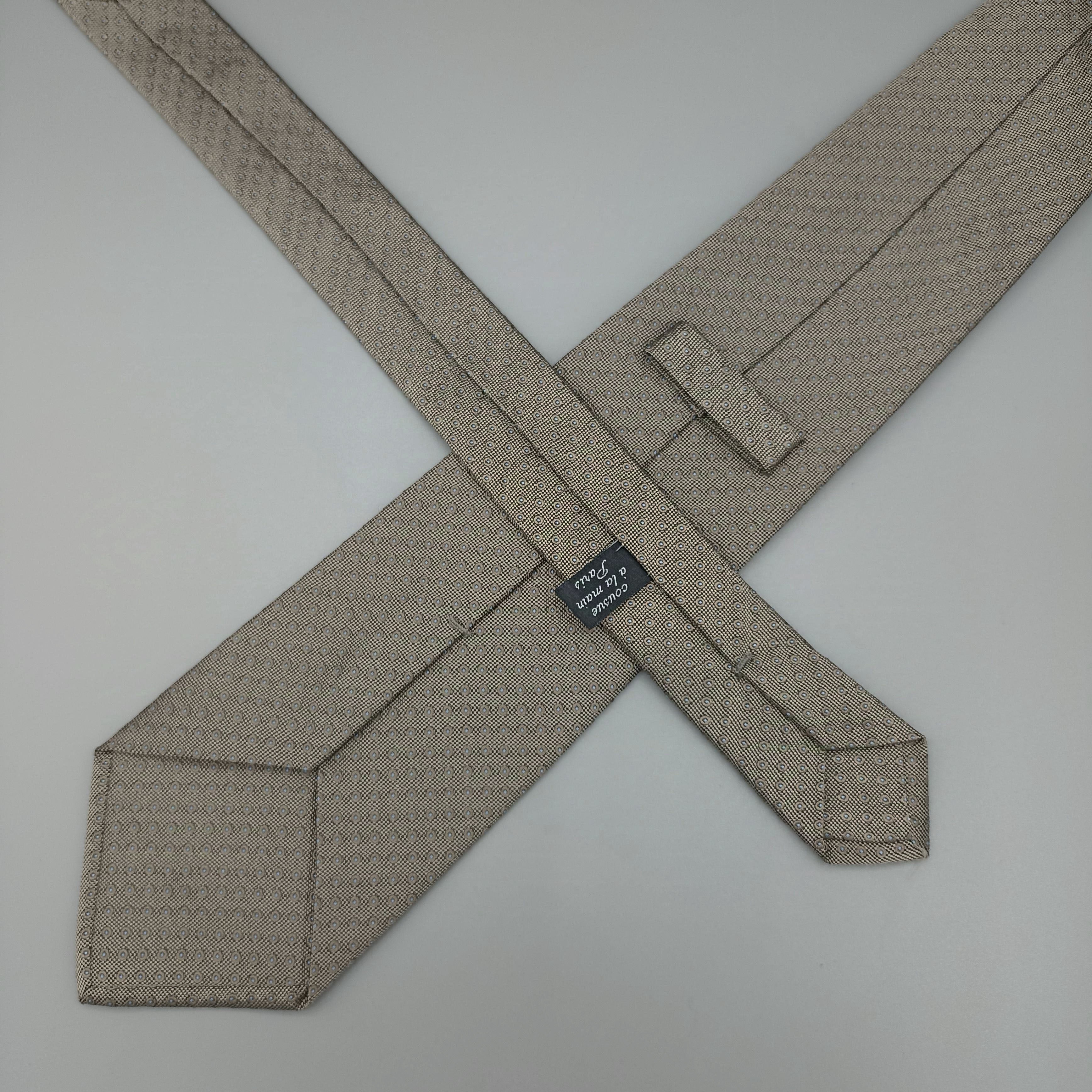 Cravate Franck Namani Taupe
