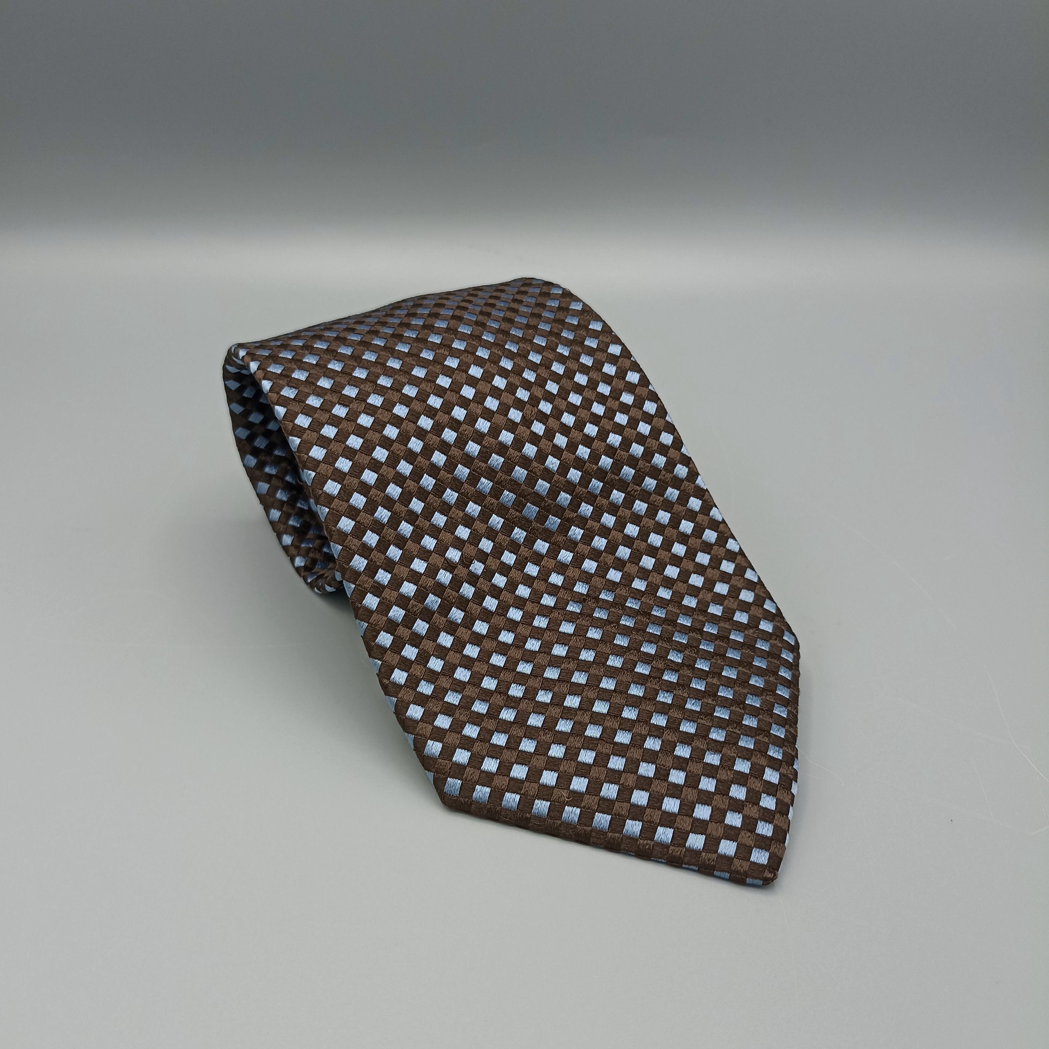 Cravate Alfred Dunhill Bleue et Marron