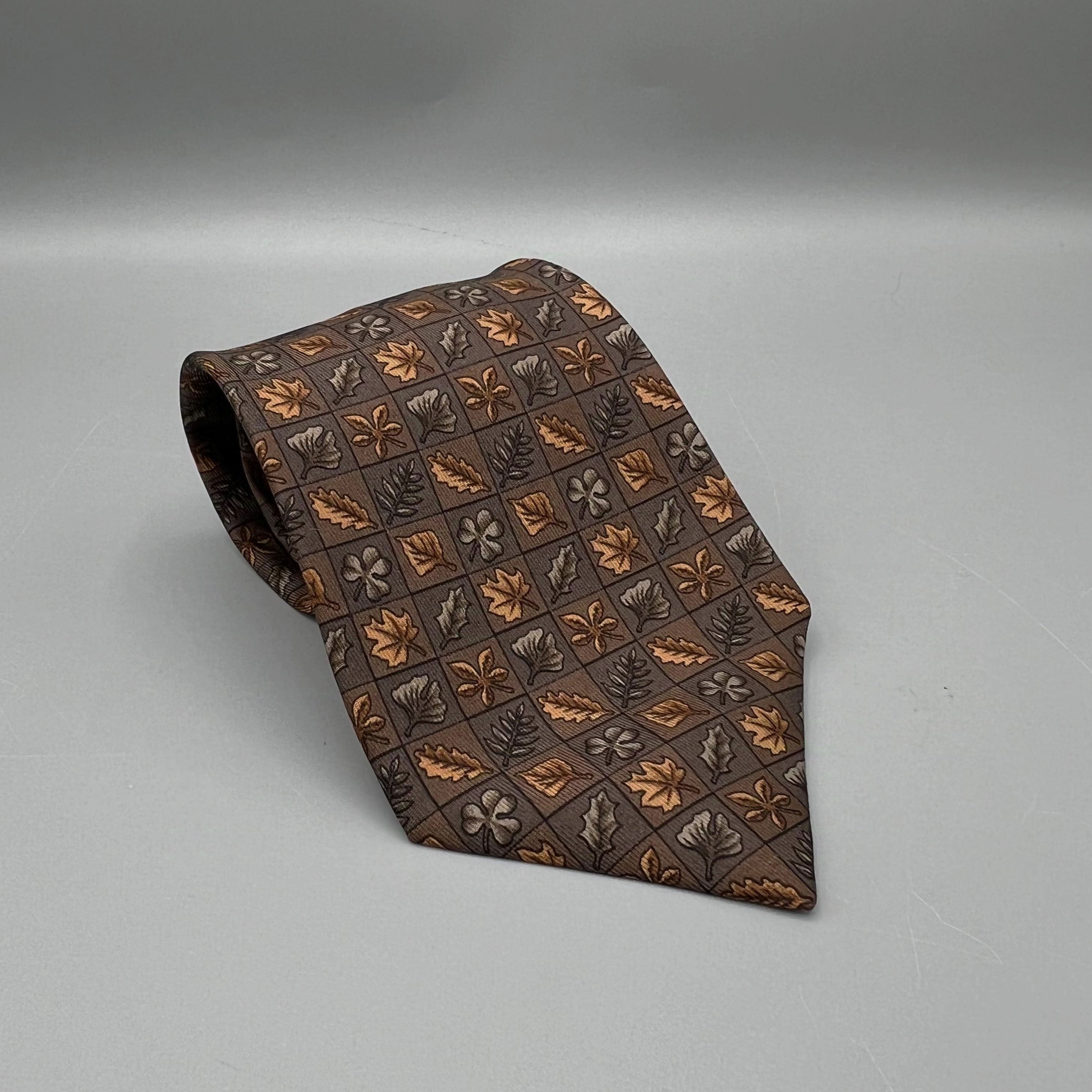 Cravate Hermès Feuilles Automne