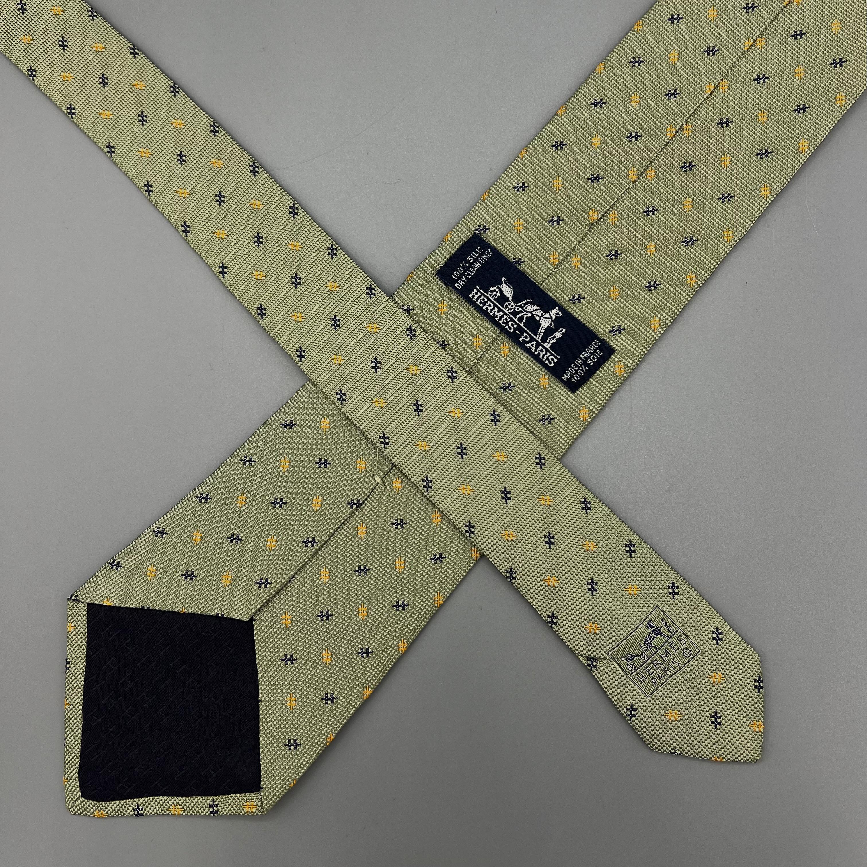 Cravate Hermès Motif "H"