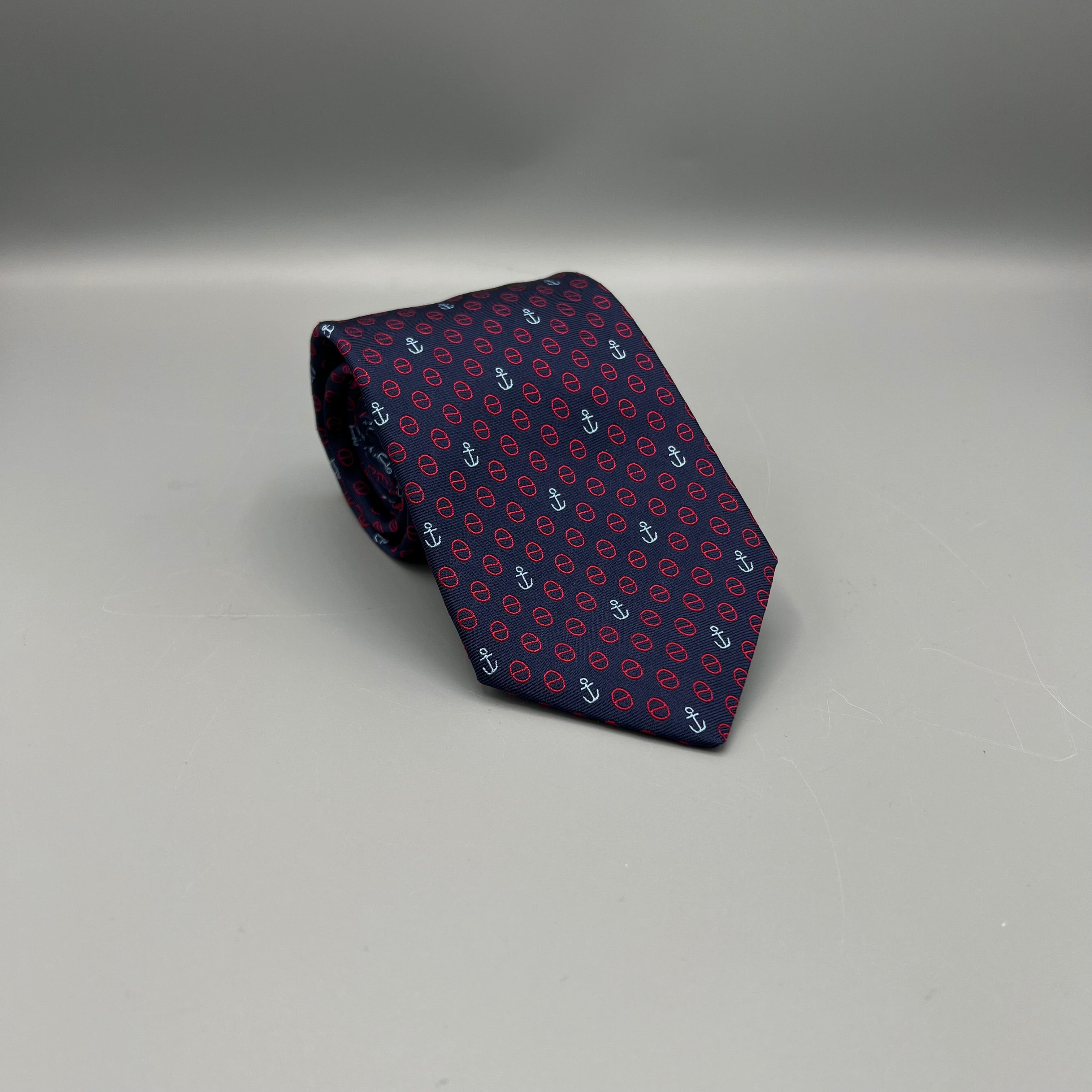 Cravate Hermès Motifs d'Ancres