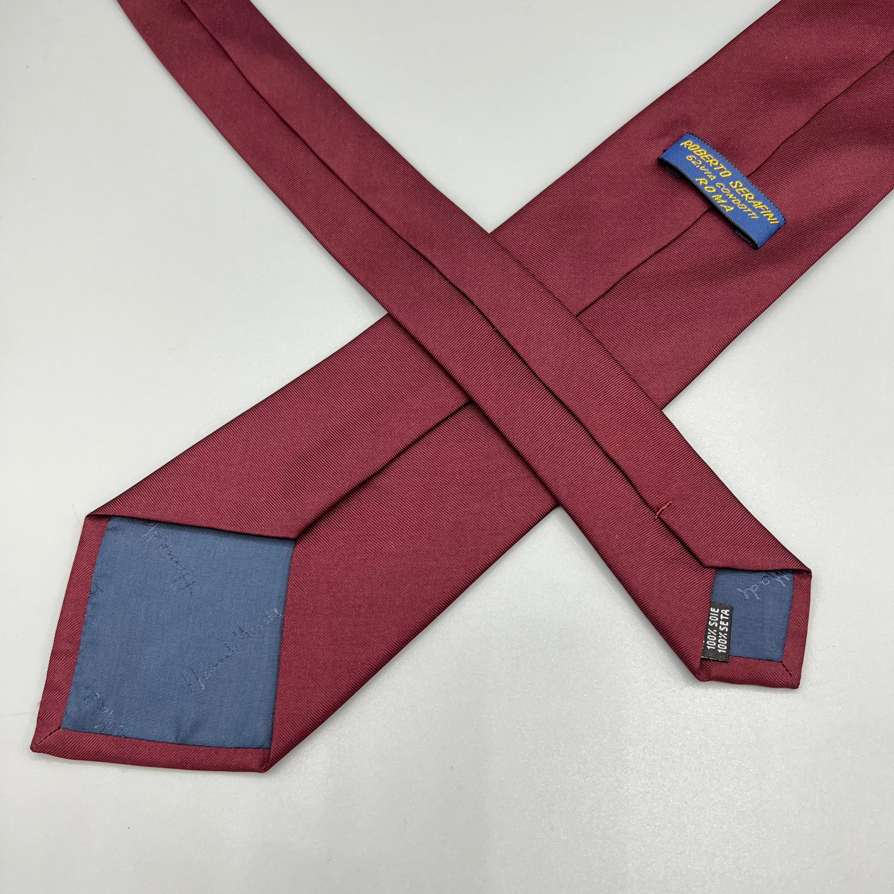 Cravate bordeaux Roberto Serafini
