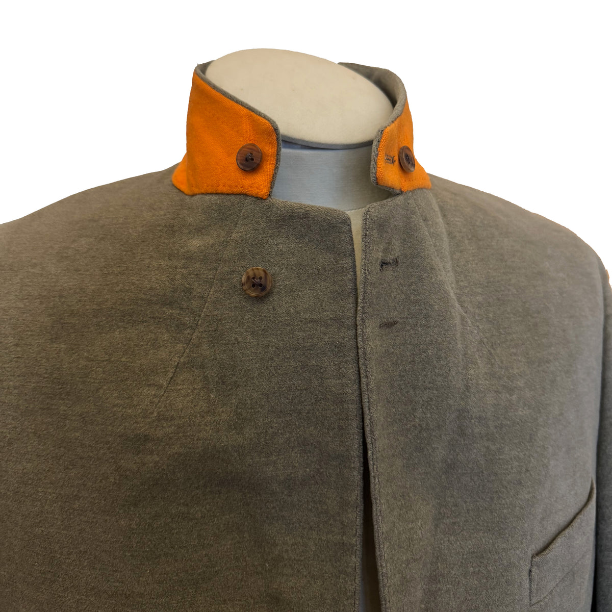 Costume 2 pièces Hermès gris taupe