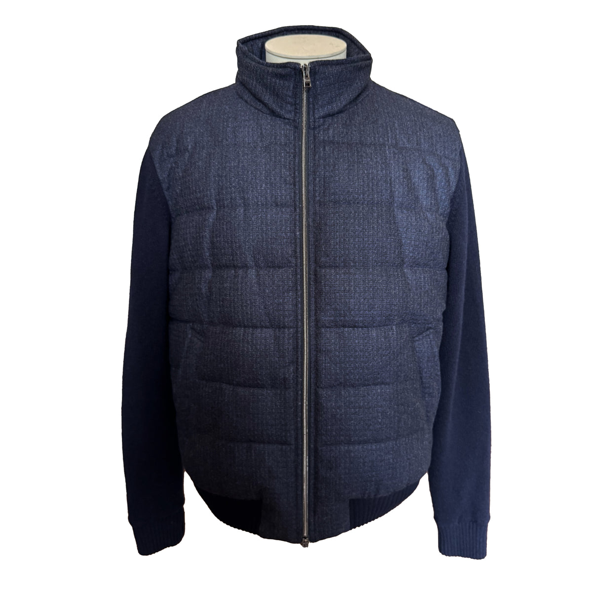 Blouson hybride Herno In-Tech bleu marine
