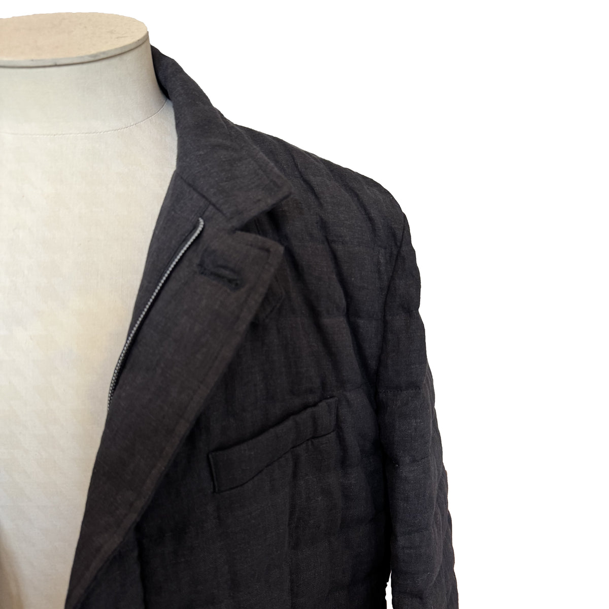 Veste matelassée Herno gris anthracite
