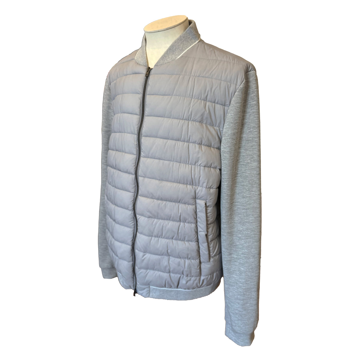 Blouson hybride Herno In-Tech gris clair