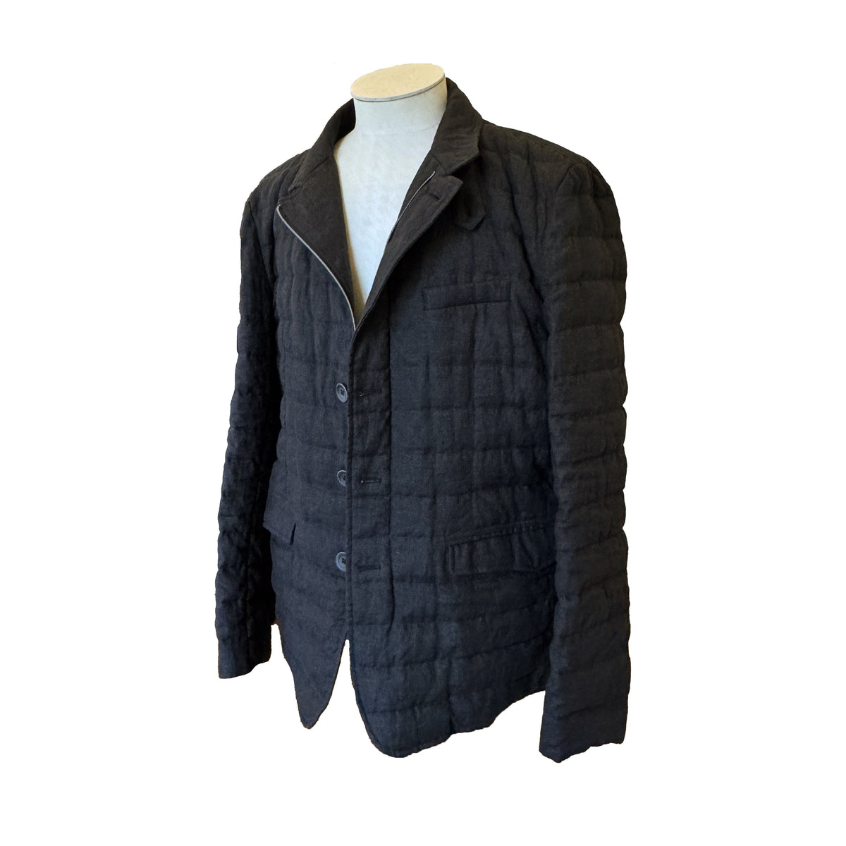 Veste matelassée Herno gris anthracite