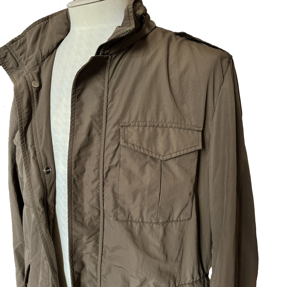 Veste saharienne légère Herno taupe