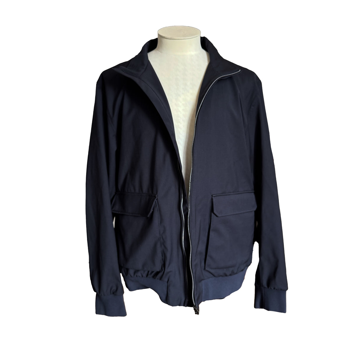 Blouson Herno Loro Piana Storm System bleu marine