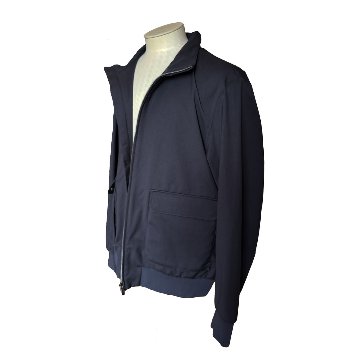 Blouson Herno Loro Piana Storm System bleu marine