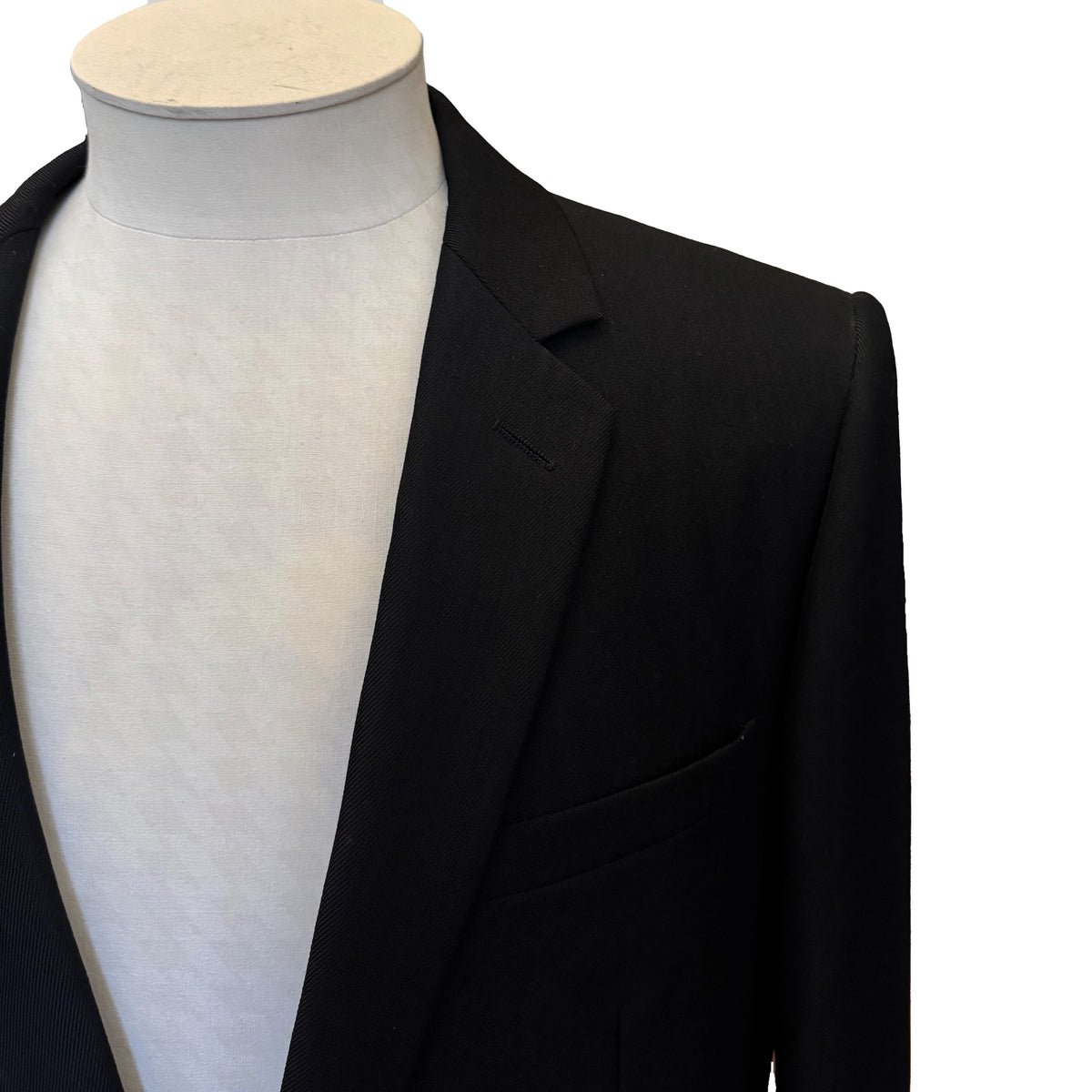 Costume 2 pièces Dior noir en laine mélangée