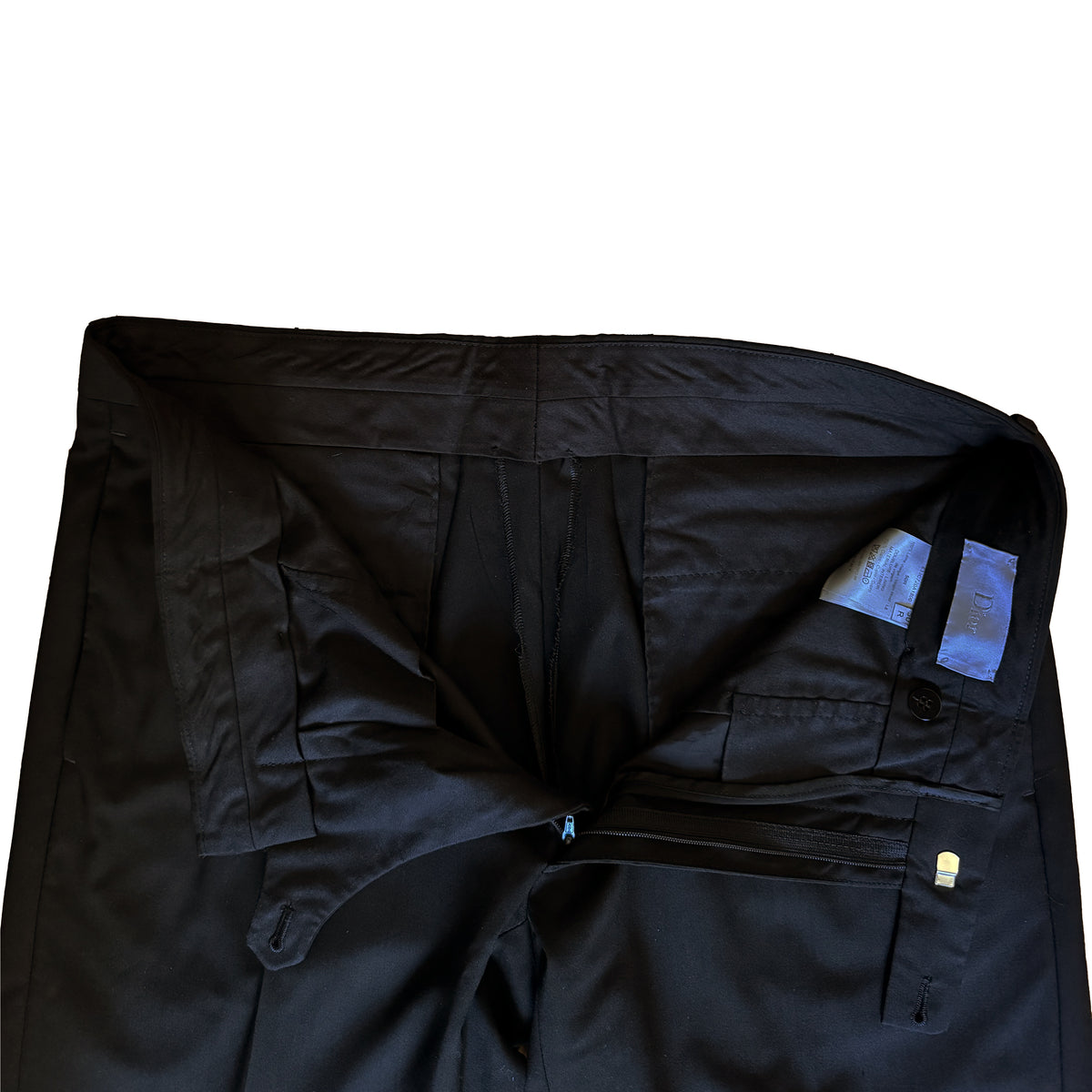 Costume Dior noir en laine vierge