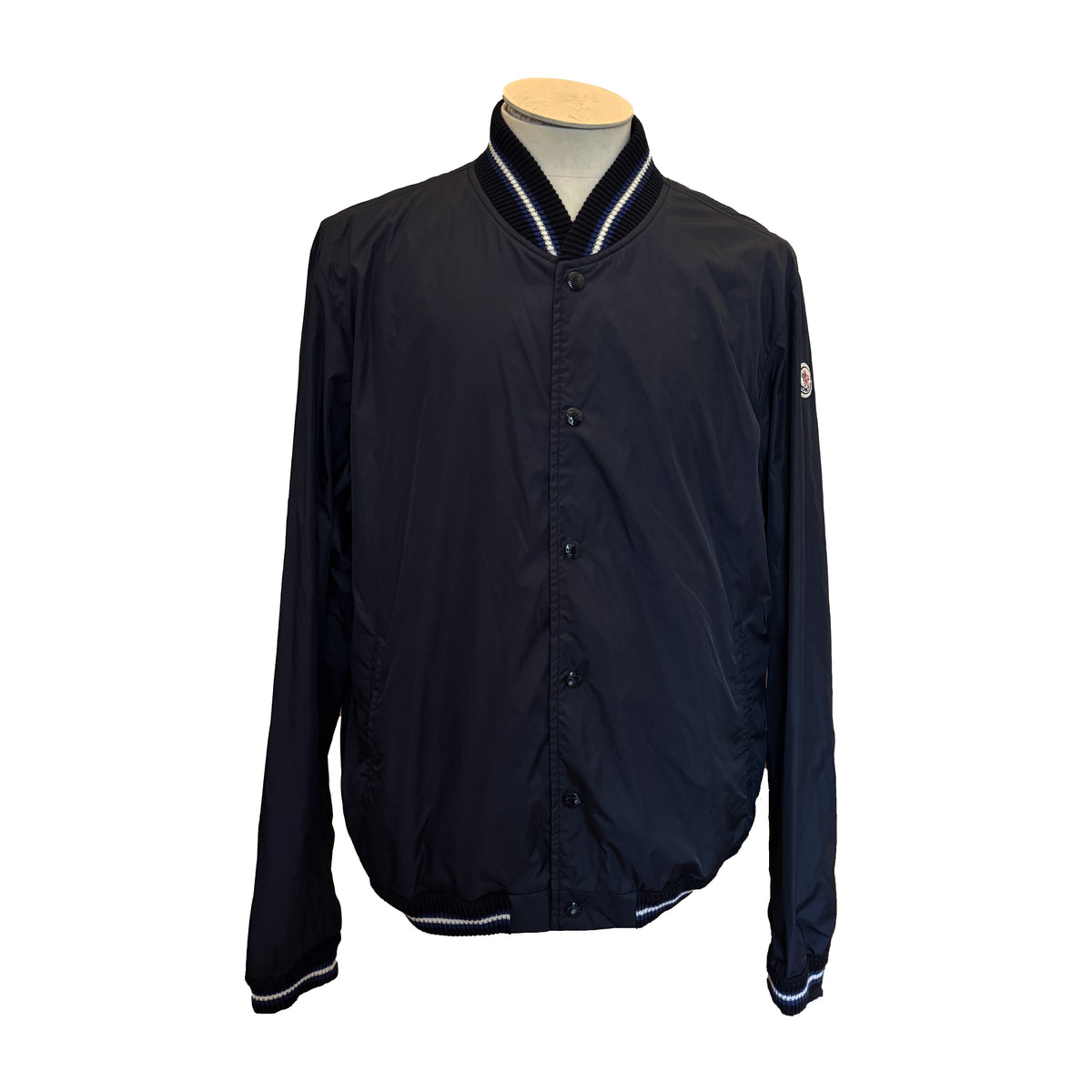 Blouson bomber Moncler bleu marine