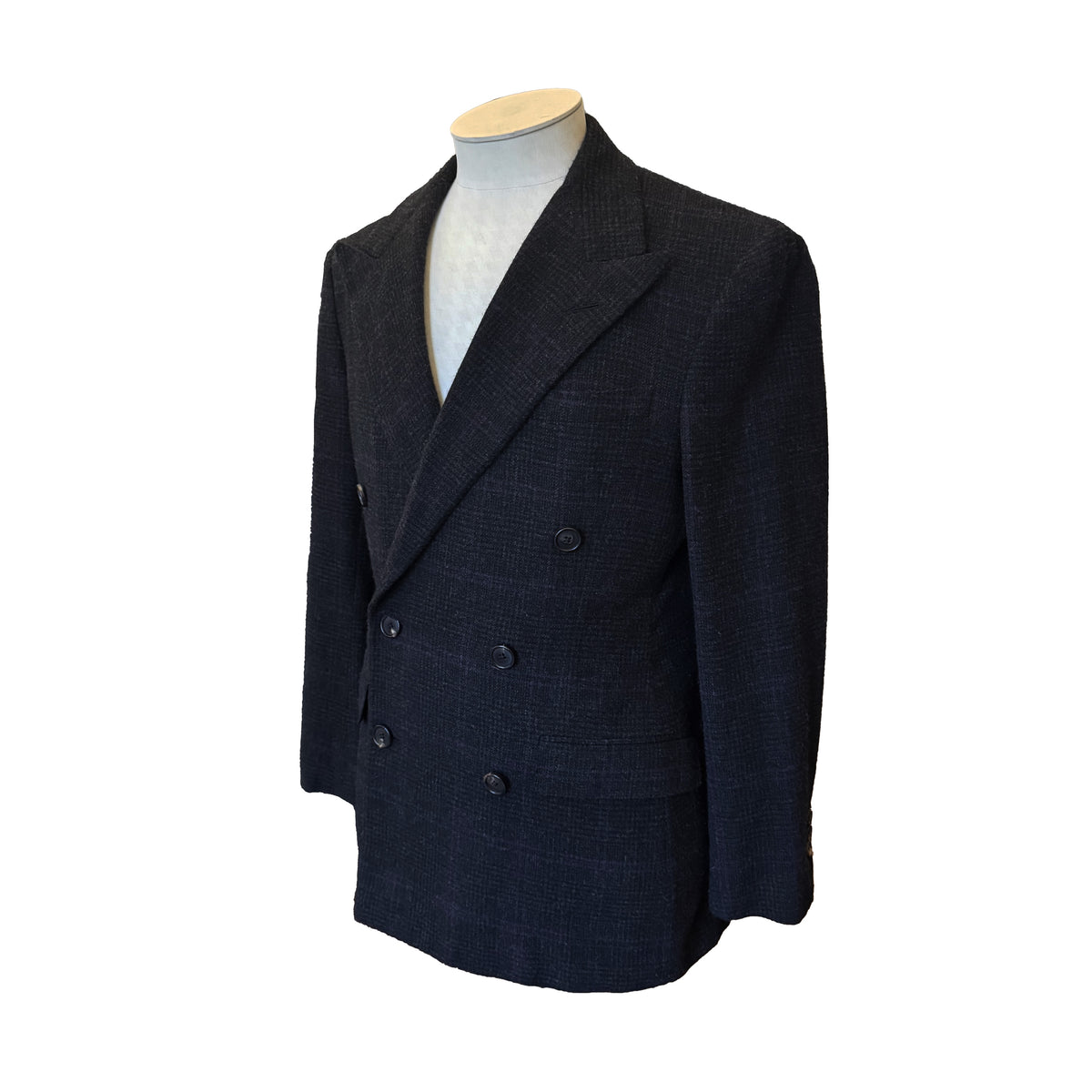 Costume 2 pièces Ralph Lauren Purple Label anthracite à motif quadrillé