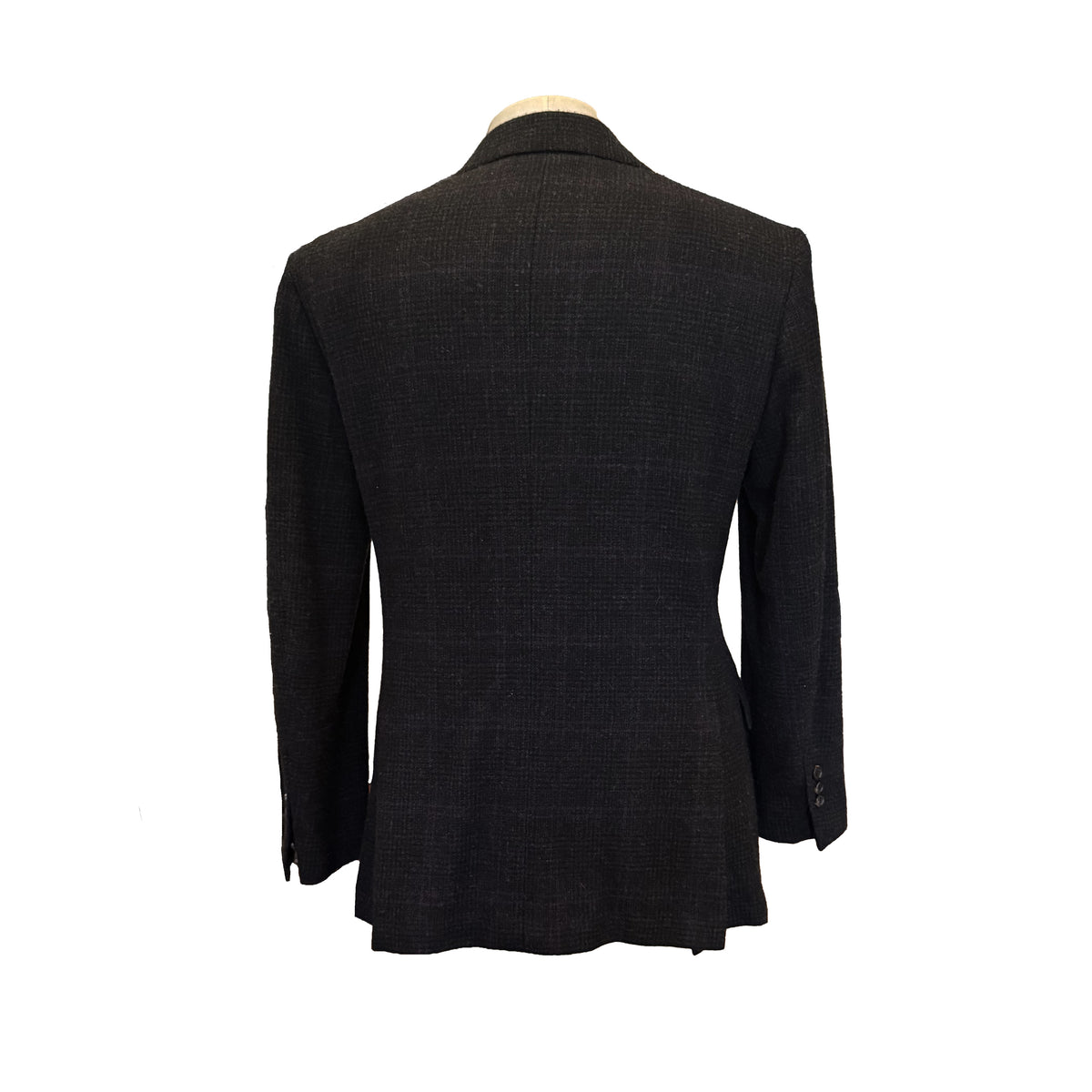 Costume 2 pièces Ralph Lauren Purple Label anthracite à motif quadrillé