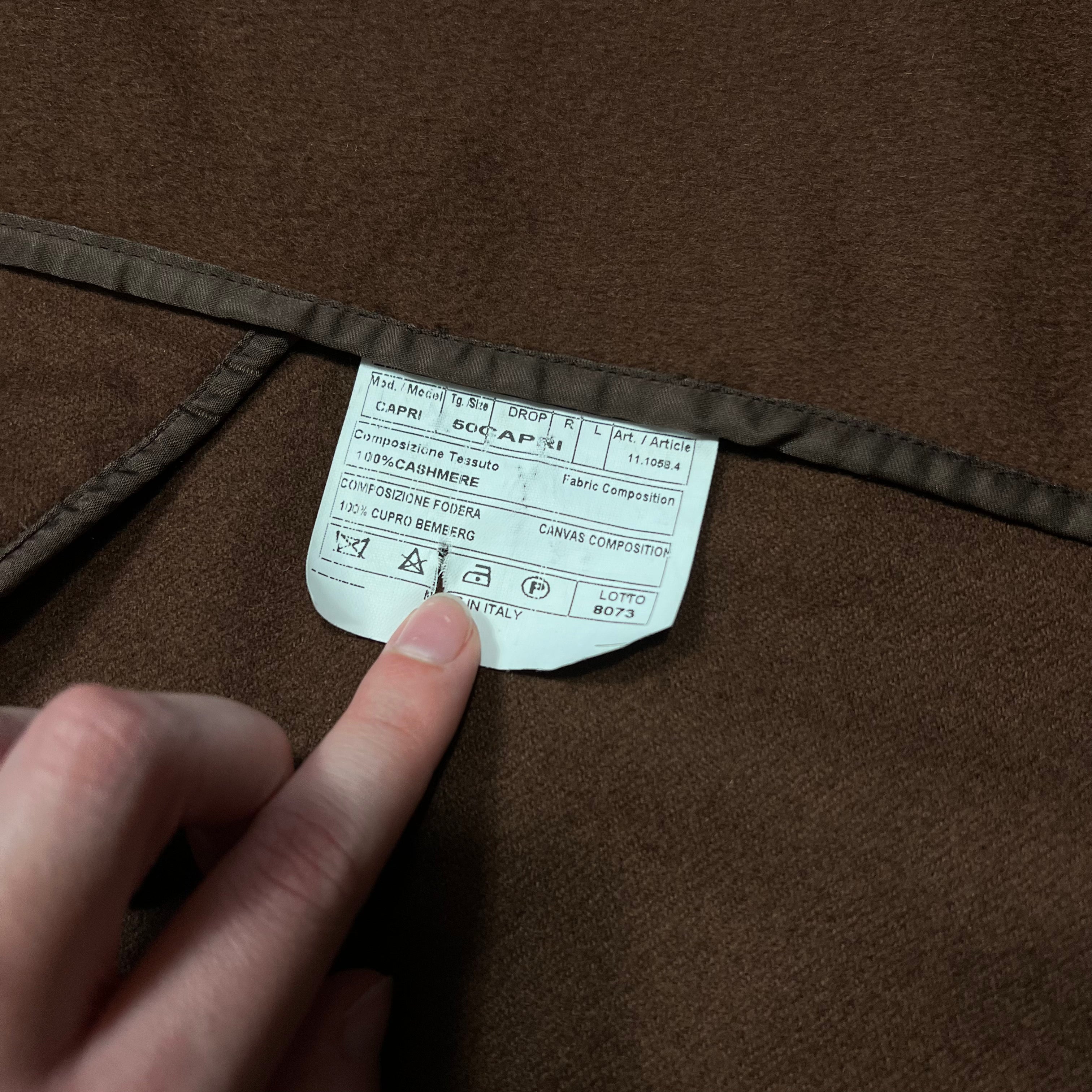 Manteau marron Franck Namani