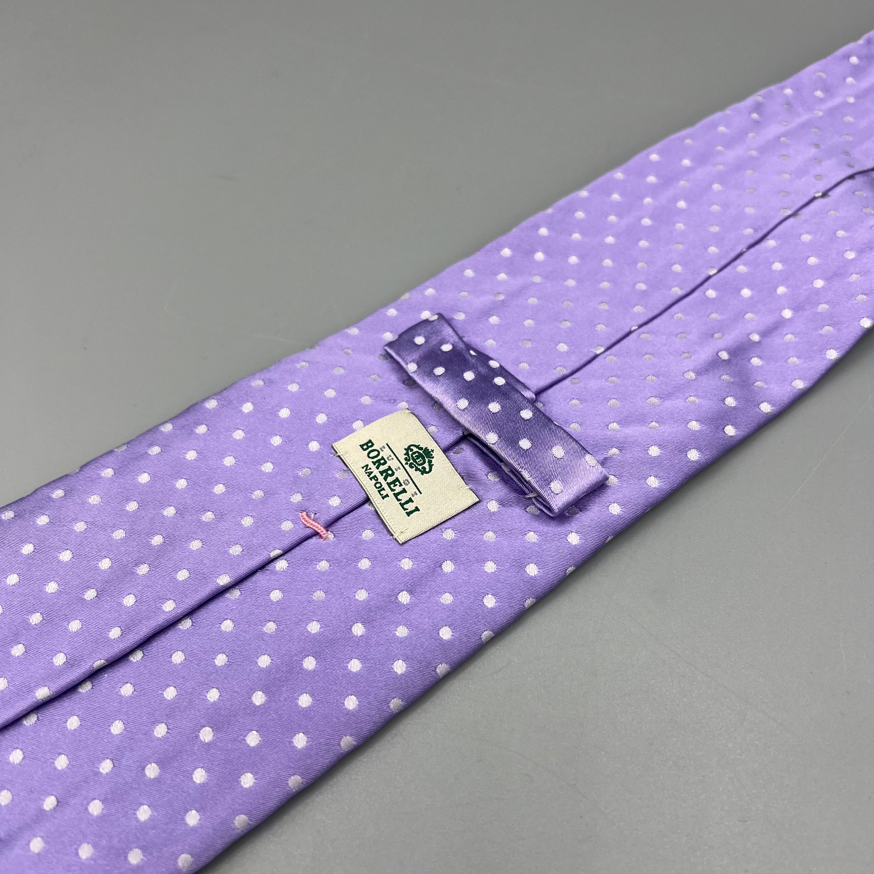 Cravate violette Borelli