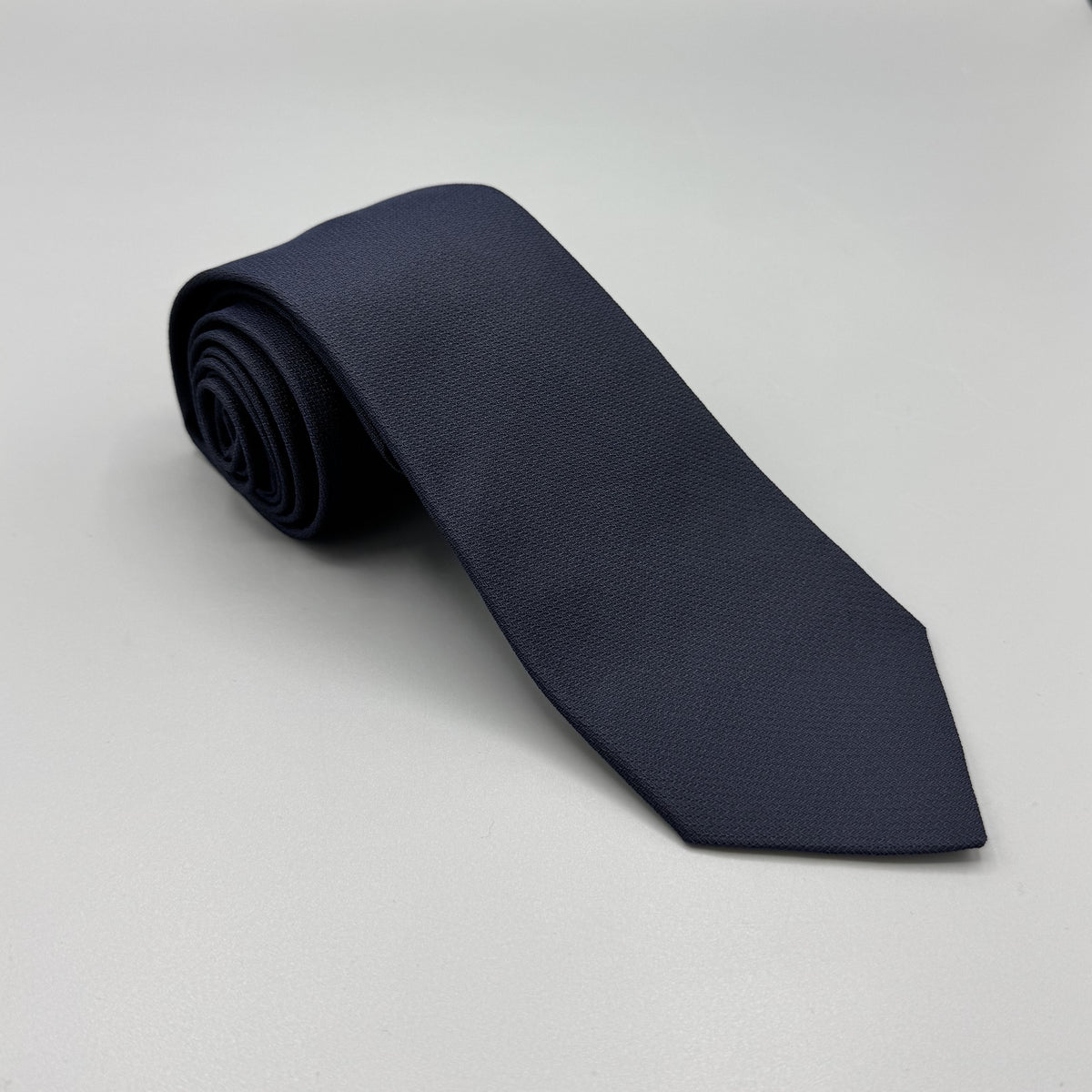 Cravate Ralph Lauren bleu marine unie