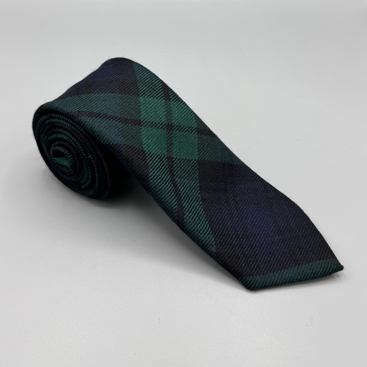 Cravate Polo Ralph Lauren tartan vert et bleu marine