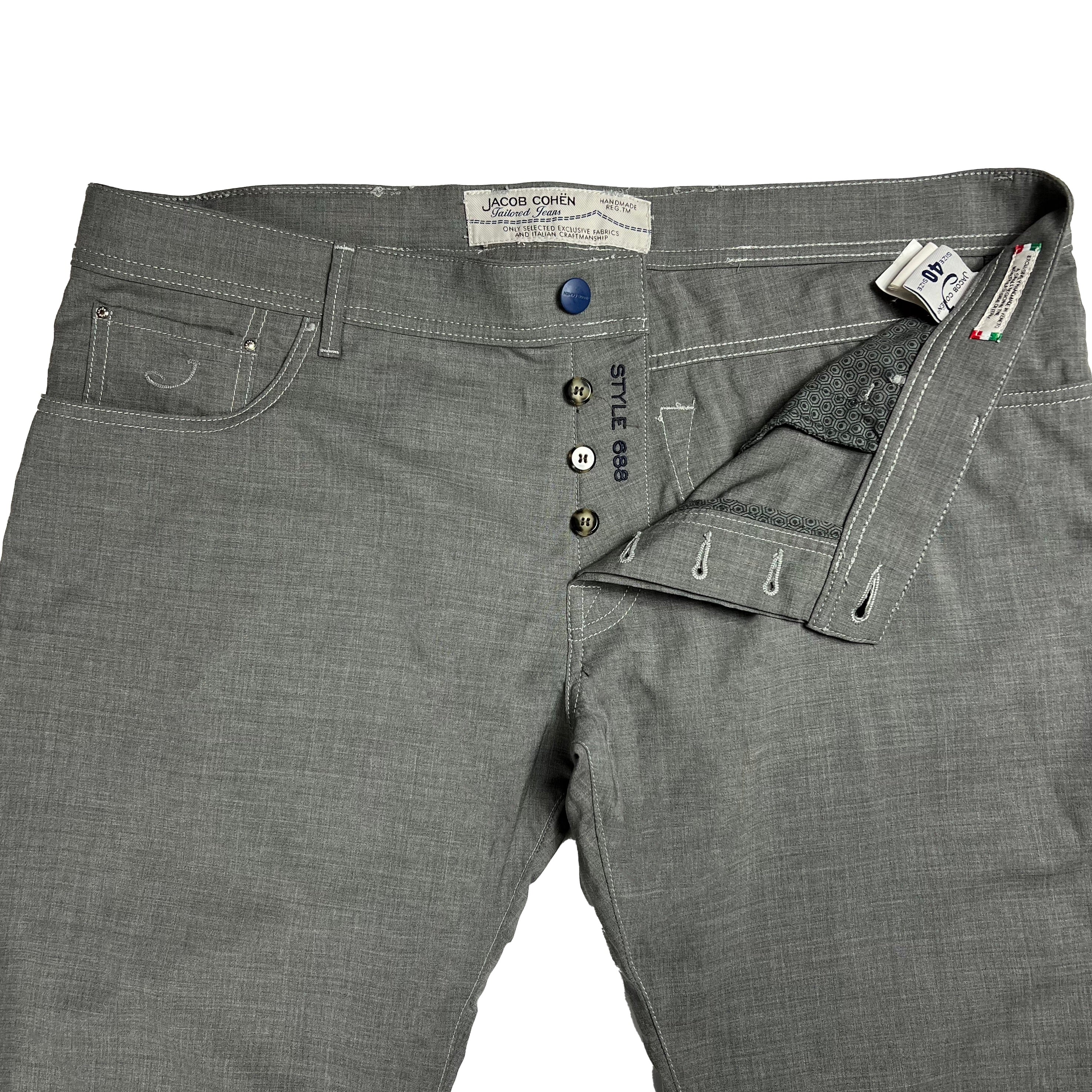 Pantalon gris Jacob Cohen