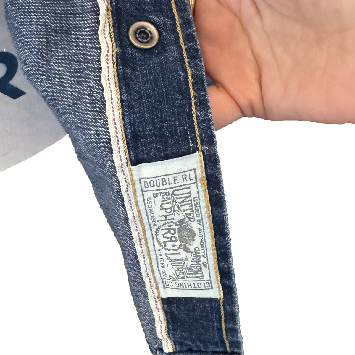 Chemise western RLL Ralph Lauren en jean