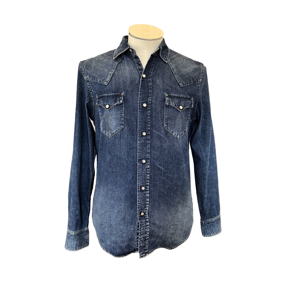 Chemise western RLL Ralph Lauren en jean
