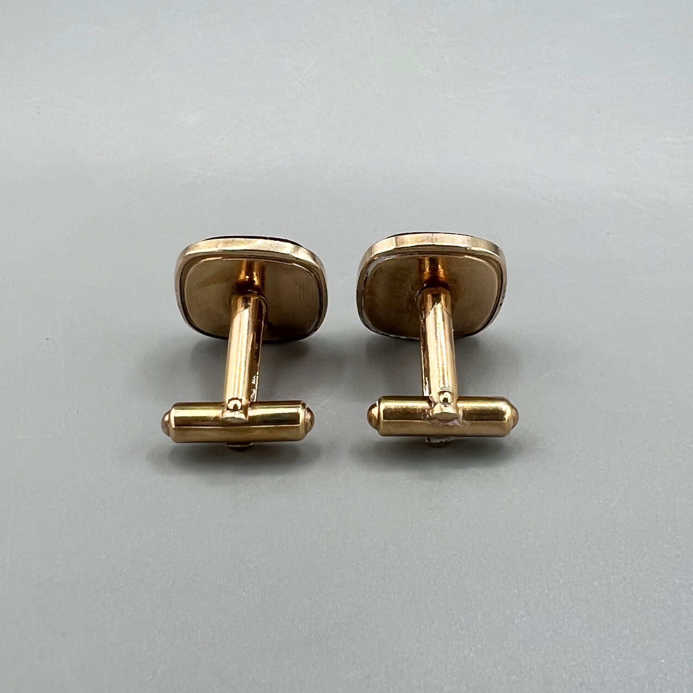 Boutons de manchette pierre noire