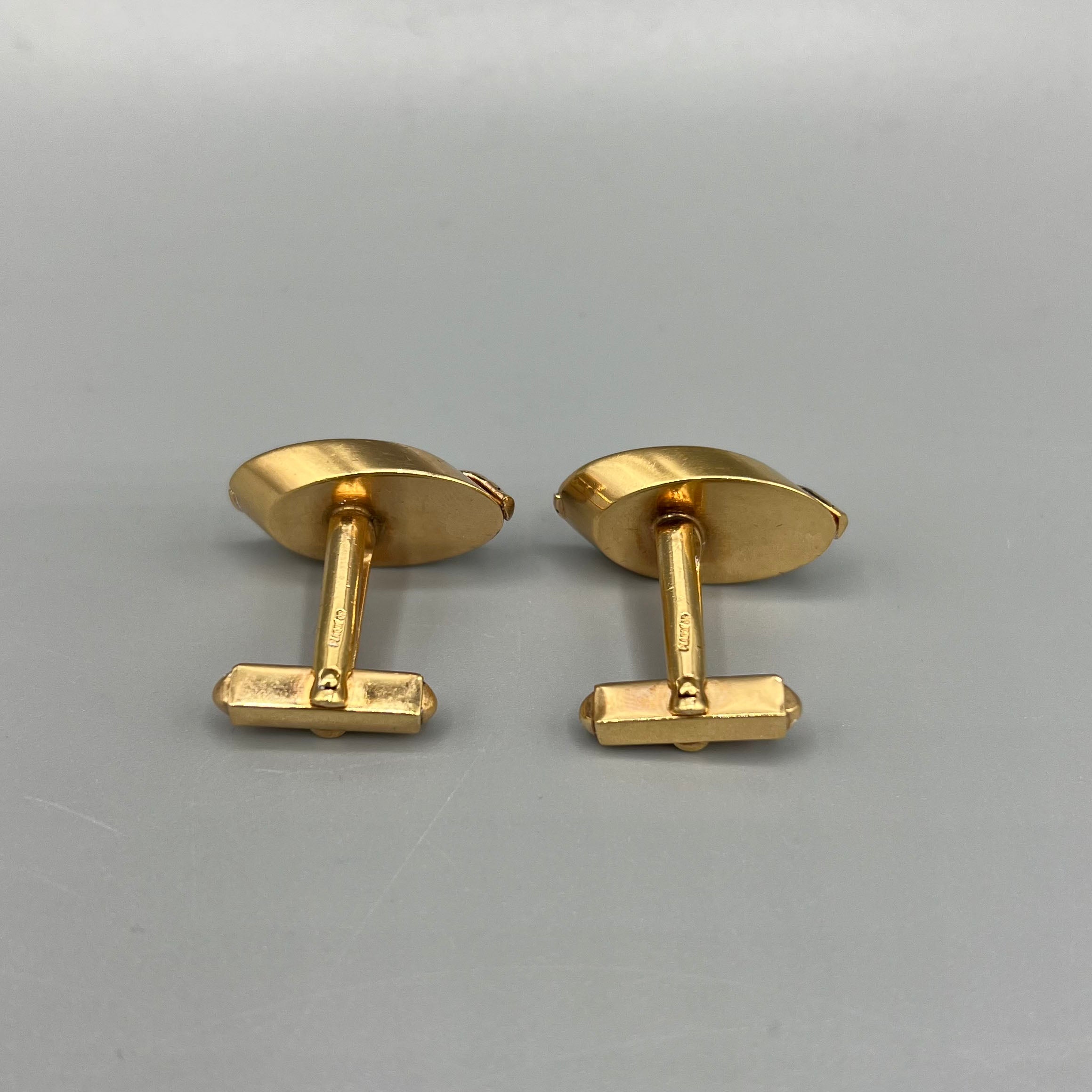 Boutons de Manchette Ovales