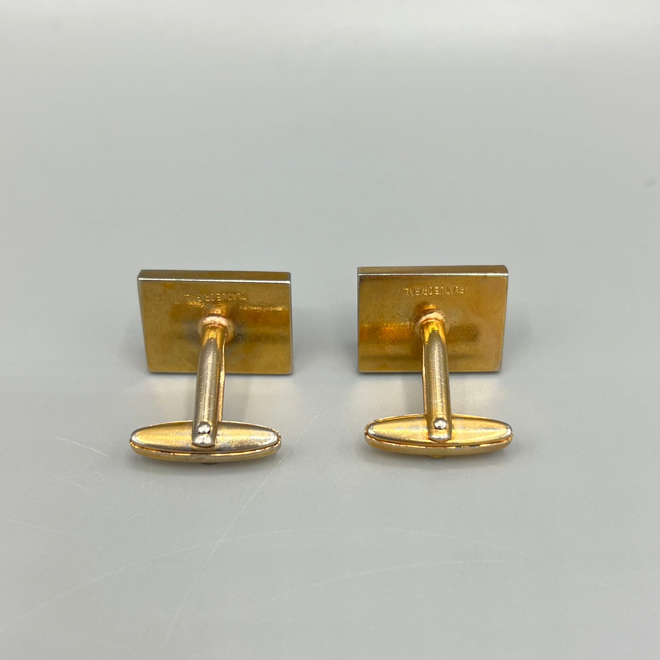 Boutons de Manchette Dorés